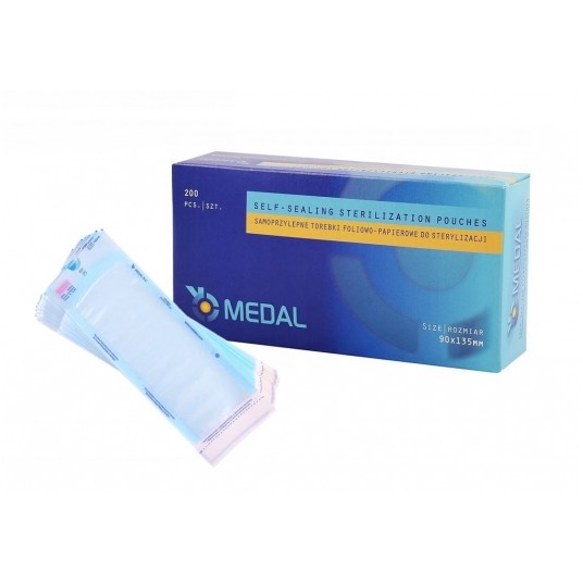 Torebki do sterylizacji MEDAL 90x135 200szt -zdjęcie numer 1