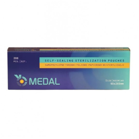 Torebki do sterylizacji MEDAL 90x260 200szt -zdjęcie numer 2