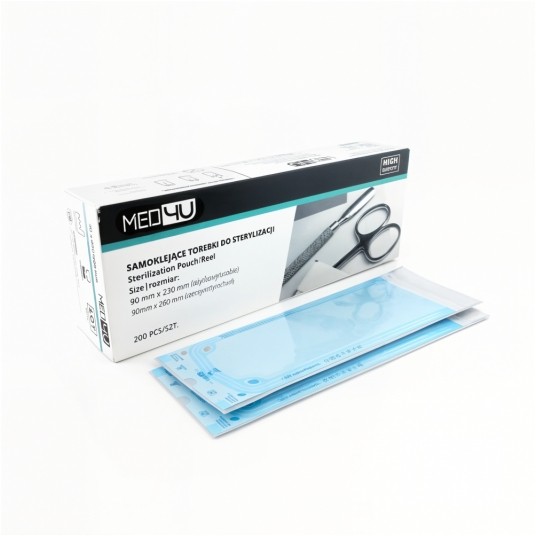 Torebki do sterylizacji Nail4u 90x230mm 200szt -zdjęcie numer 2