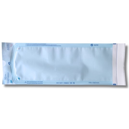 Torebki do sterylizacji SALTEC 100x260mm 200szt -zdjęcie numer 2