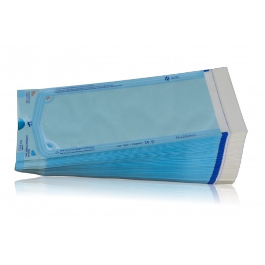 Torebki do sterylizacji SALTEC 90x230mm 200szt -zdjęcie numer 2
