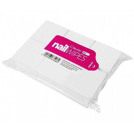 Waciki bezpyłowe Clavier Nail Wipes 600szt -zdjęcie numer 1