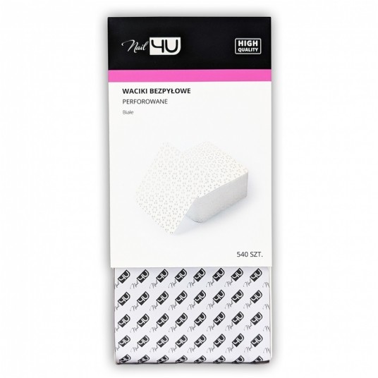 Waciki bezpyłowe perforowane Nail4u 540szt -zdjęcie numer 3