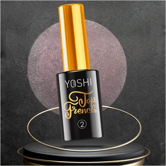 YOSHI Top French No2 UV Hybrid 10ml -zdjęcie numer 2