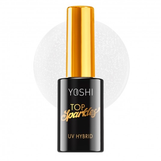 YOSHI Top Sparkles UV Hybrid 10ml -zdjęcie numer 1