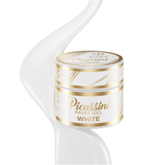 Żel do zdobień Boska Nails Picassini White 5ml -zdjęcie numer 2