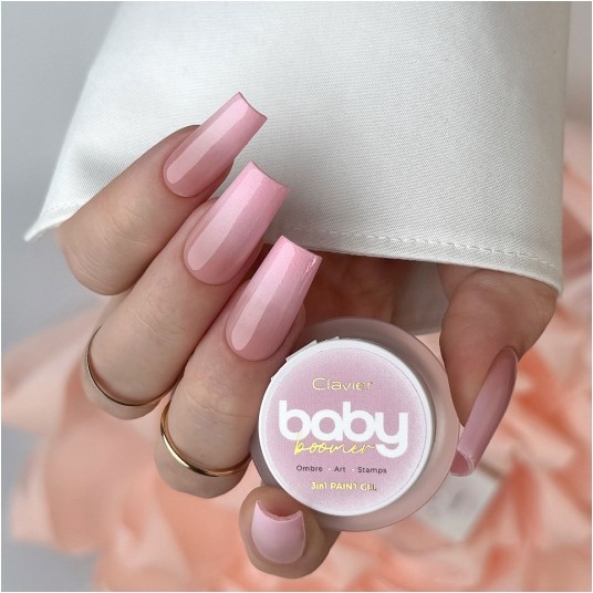 Żel do zdobień Clavier Baby Boomer P02 Barbielle 3g -zdjęcie numer 1