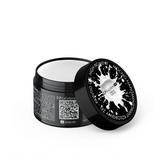 Żel do zdobień Excellent PRO Painting Gel High Pigment 001 5g -zdjęcie numer 1