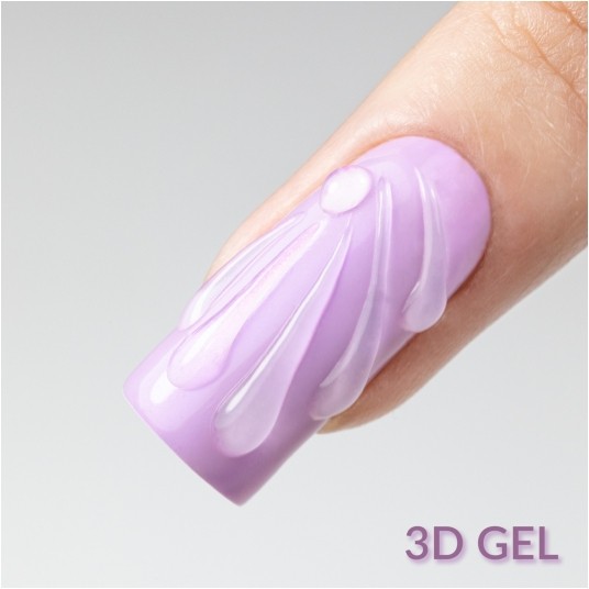 Żel do zdobień MollyNails 3D Relief Top Gel Sculpture top do zdobień efektów 3D 5g -zdjęcie numer 4