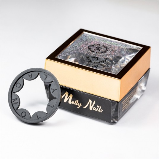 Żel do zdobień MollyNails 3D Relief Top Gel Sculpture top do zdobień efektów 3D 5g -zdjęcie numer 3