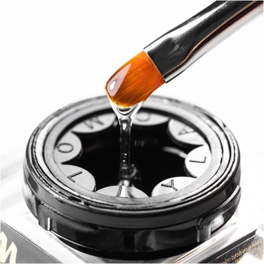 Żel do zdobień MollyNails 3D Relief Top Gel Sculpture top do zdobień efektów 3D 5g -zdjęcie numer 2