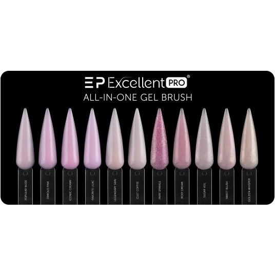 Żel Excellent PRO All-in-One Gel Brush Legendary Skin 11g -zdjęcie numer 2
