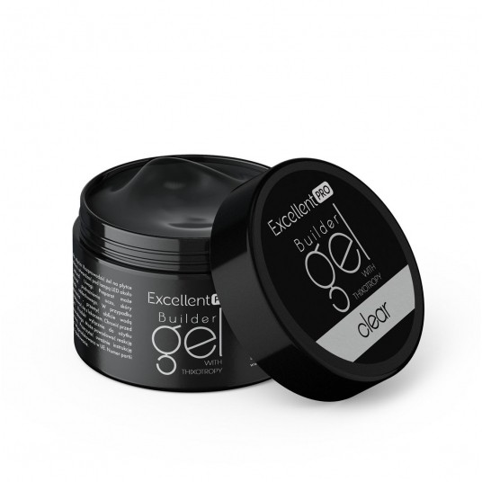Żel Excellent PRO Builder Gel with Thixotropy Clear 50g -zdjęcie numer 1