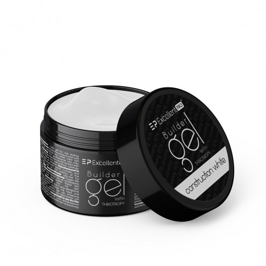 Żel Excellent PRO Builder Gel with Thixotropy Construction White 50g -zdjęcie numer 1