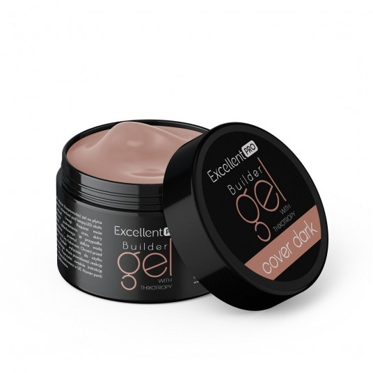 Żel Excellent PRO Builder Gel with Thixotropy Cover Dark 50g -zdjęcie numer 1