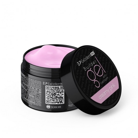 Żel Excellent PRO Builder Gel with Thixotropy Creamy Pink 15g -zdjęcie numer 1