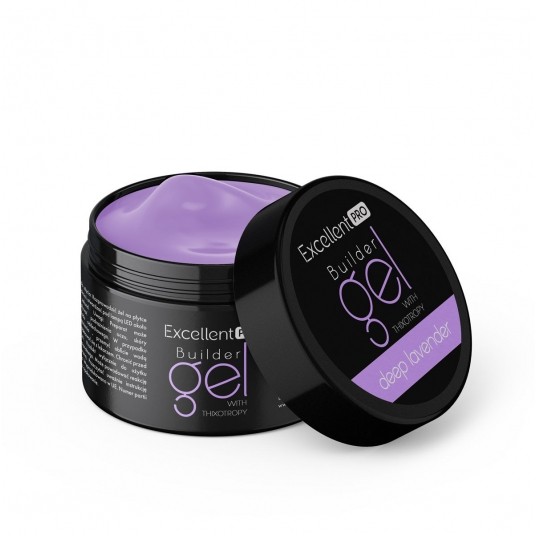 Żel Excellent PRO Builder Gel with Thixotropy Deep Lavender 15g -zdjęcie numer 1