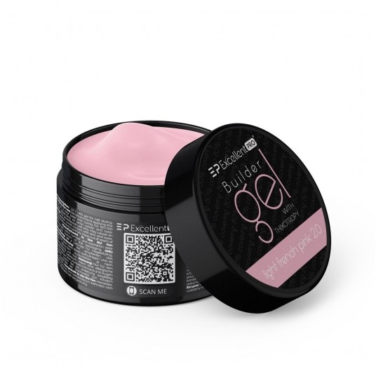 Żel Excellent PRO Builder Gel with Thixotropy Light French Pink 2.0 50g -zdjęcie numer 1