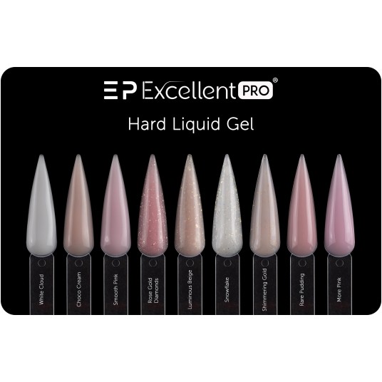 Żel Excellent PRO Hard Liquid Gel Smooth Pink 50g -zdjęcie numer 2