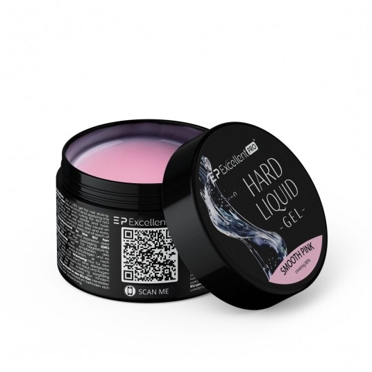 Żel Excellent PRO Hard Liquid Gel Smooth Pink 50g -zdjęcie numer 1