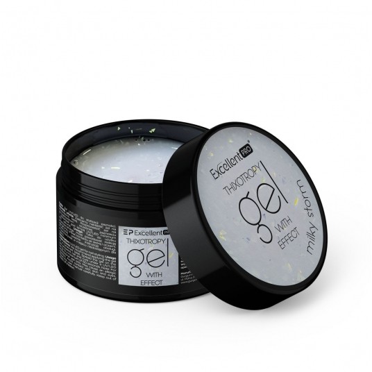 Żel Excellent PRO Thixotropy gel with effect Milky Storm 50g -zdjęcie numer 1