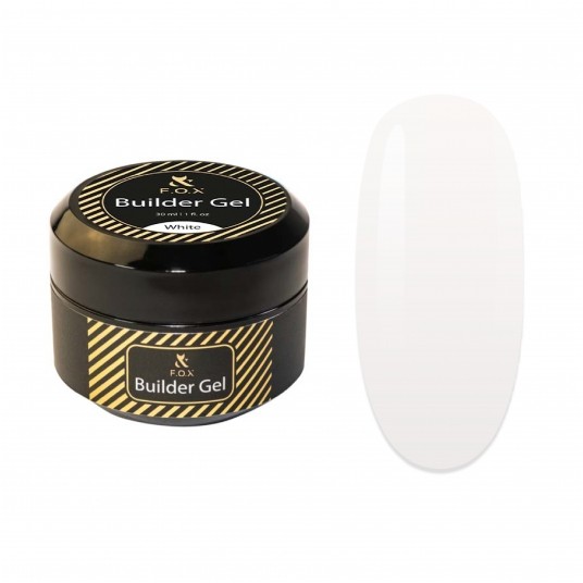 Żel F.O.X Builder Gel White 30ml -zdjęcie numer 1