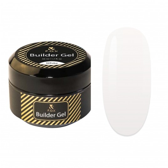 Żel F.O.X Builder Gel White 50ml -zdjęcie numer 1