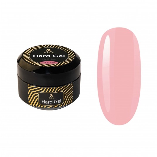Żel F.O.X Hard Gel Cover Rose 30ml -zdjęcie numer 1