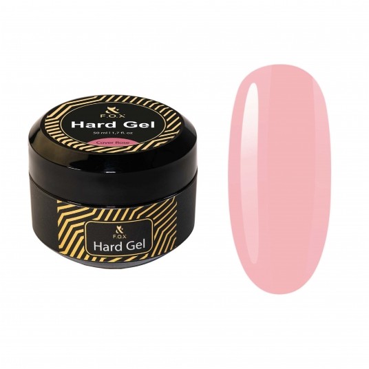 Żel F.O.X Hard Gel Cover Rose 50ml -zdjęcie numer 1
