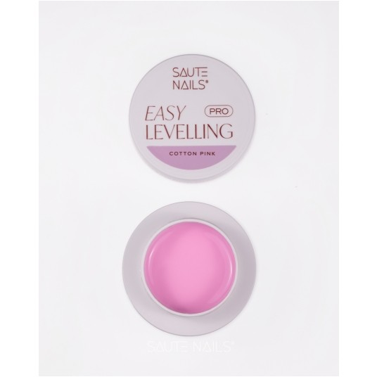 Żel Saute Nails Easy Levelling Gel Cotton Pink 30g -zdjęcie numer 1