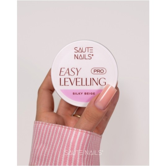 Żel Saute Nails Easy Levelling Gel Silky Beige 50g -zdjęcie numer 2