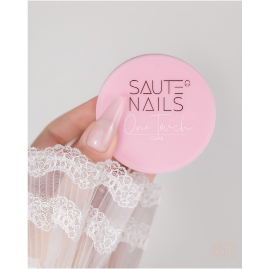 Żel Saute Nails One Touch Gel Clear 30g -zdjęcie numer 1