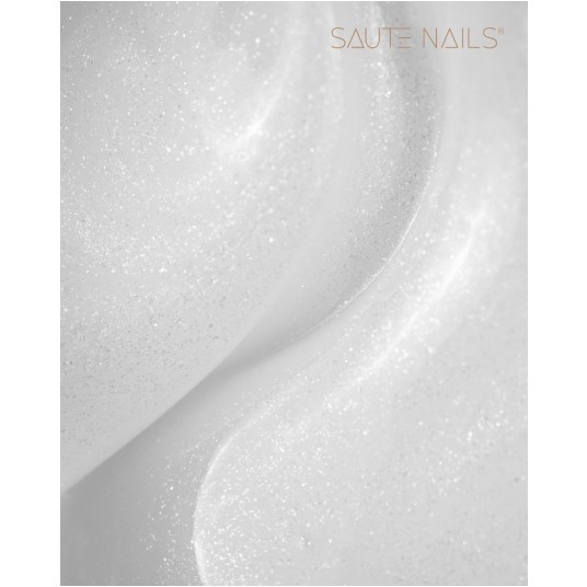 Żel Saute Nails One Touch Gel Glitter Milky White 50g -zdjęcie numer 4
