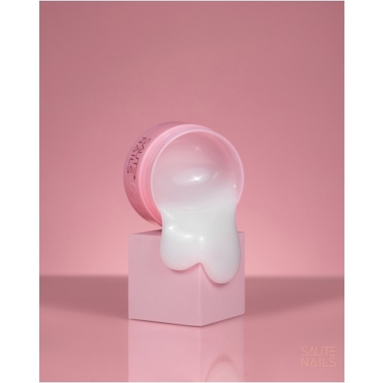Żel Saute Nails One Touch Gel Milky White 50g -zdjęcie numer 2