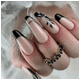 Lakier Hybrydowy Boska Nails 302 Black Hell 6ml -zdjęcie numer 4