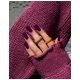 Lakier Hybrydowy Saute Nails S325 Noir Berry 8ml -zdjęcie numer 4