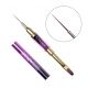 Pędzelek Clavier do zdobień i żelu dwustronny 2w1 #011 9/12mm -zdjęcie numer 1