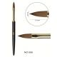 Pędzelek F.O.X Nail Art Brush 006 "Round" Owal duży akrylożelowy / large oval for acrylgel -zdjęcie numer 1