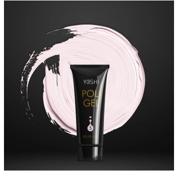 Akrylożel YOSHI UV LED Poligel No5 Light Pink 30ml