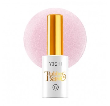 Baza YOSHI Rubber Base No12 Glitter UV Hybrid 10ml