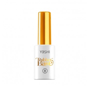 Baza YOSHI Rubber Base No8 Clear UV Hybrid 10ml
