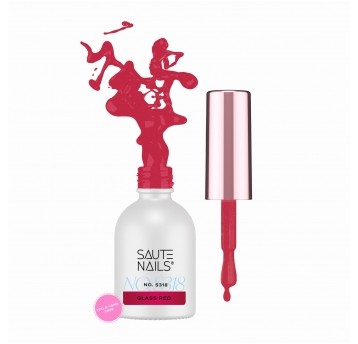Lakier Hybrydowy Saute Nails S318 Glass Red 8ml