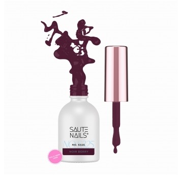 Lakier Hybrydowy Saute Nails S325 Noir Berry 8ml