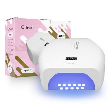 Lampa Clavier UV LED Q100 BL 48W Biała White