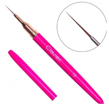 Pędzelek Clavier do zdobień Magenta #03 10mm