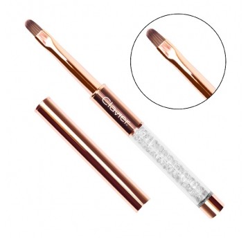 Pędzelek Clavier do żelu 6mm złoty gold
