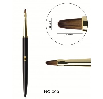 Pędzelek F.O.X Nail Art Brush 003 "Flora" Koci język / Cat's tongue