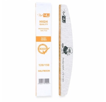 Pilnik Nail4u Basic bóbr łódka bezpieczny pakiet 120/150