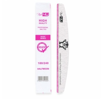 Pilnik Nail4u Basic bóbr łódka bezpieczny pakiet 180/240