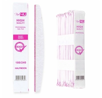 Pilnik Nail4u Basic łódka bezpieczny pakiet 180/240